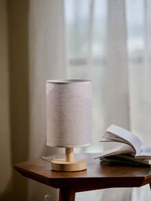 Cirelle 1 件现代简约布艺台灯，USB 供电带开关控制 - 简约布艺灯罩，适合任何房间设计，是卧室/客厅/书房/办公室/宿舍的理想礼物装饰灯 - 查看 10