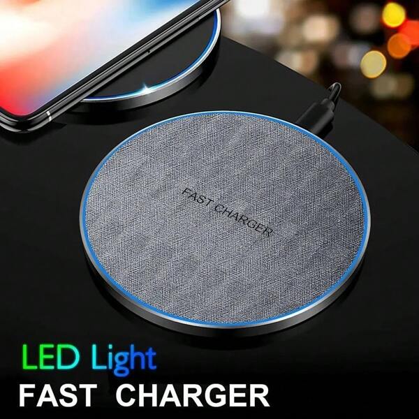 Wireless Charger Pad Compatible With Galaxy S24 S23 S22 USB C Fast Wireless Induction Charging Station Compatible With IPhone 16 15 14 13 12 ProMax
