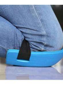 1 Pieza/2 Piezas Rodilleras de espuma suave para protección de rodillas, autoprotección para jardinería, limpieza, deportes - Negro