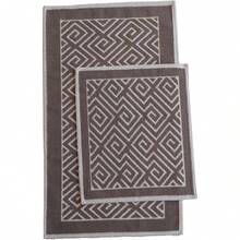 2 Pieces Kilim Rug Set 60x100 Cm + 50x60 Cm | Soft & Lightweight Woven Fabric | Non-Slip Backing, Machine Washable | Ideal For Living Room, Kitchen, Hallway, Bedroom | Made In Turkey - Camel - View 3