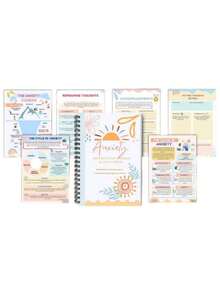 1pcsAnxiety Relief Worksheets: Social Psychology-Based Tools For Stress Management, Emotional Regulation, And Personal Growth - Anxiety Relief Worksheets - View 1