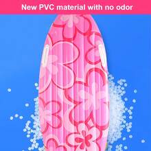 Inflatable Surfboard With Handles, Water Float Board, Inflatable Stand-Up Paddle Board, Swimming Floating Surf Mat, Learn To Surf, Water Fun, Adult Lightweight Party Board, Summer Ocean Party - A Great Mother's Day Gift - Dusty Pink - View 4