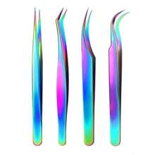 Pinzas para pestañas, herramientas para extensiones de pestañas, rizador de pestañas con clip de pluma dorado, maquillaje de pestañas