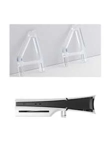 P5 Slim/Pro Game Console Horizontal Stand, Transparent Game Base