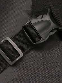 1pc Breathable Pet Front Carrier, Portable Outdoor Mesh Pet Carrier Bag, Cat Dog Backpack, Outdoor Riding Pet Four-Leg Backpack - Black - View 8