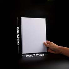 1 件装拉伸画布，白色空白画布，适用于油画、丙烯画、水彩画和蛋彩画的创意绘画，返校，学校用品 - 彩色 - 查看 10