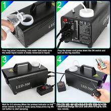 Controle Remoto Sem Fio Para Maquina Fumaça - Preto - Visão 6