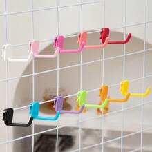 10/20/30PCSWire Mesh Panel Hooks Wall Hanging Hooks For Clothes Supermarket Display Hook Shelving Accessory Slatted Home Organizer Hook