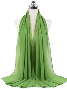 1 pieza Pañuelo de cabeza de gasa de unicolor elegante con perlas, hiyab musulmán versátil, adecuado para abayas de todas las estaciones, se puede usar como chal protector solar para vacaciones y atuendo modesto simple diario (Este producto es de 70*180cm talla única, debido a las diferencias de iluminación y pantalla, puede haber algunas diferencias de color, no se aceptan devoluciones por problemas de color o talla) - Gasa perlada - Ver 43