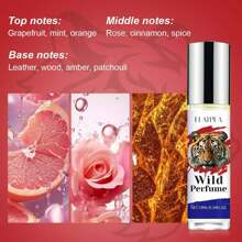 10ml Wild Tiger Men's Ball Pheromone Perfume, Alcohol-Free, Unrestrained Men's Wild, Attracting The Attention Of The Opposite , Suitable For Parties, Dates, And Valentine's Day Gifts