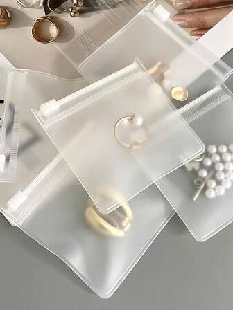 10/20pcs Portable Transparent Jewelry Storage Bag, Sealed Earring & Accessories Pouch, Anti-Oxidation Self-Sealing Jewelry & Silverware Packing Protect & Organize Your Rings, Earrings &Necklaces,Room,Home,Bedroom,Bathroom,House,Pink Room,Living Room Decor,Travel Stuff,Gift Bag,Gifts For Mom,Dad,Men,Friends,Teacher,Birthday,Wedding,Desk,Shelves,Accessories,Gift Boxes,Funny Gift,Storage ,Jewellery Box,Pouch,Makeup Brush Holder,Brush Holder,Perfume Organiser,Pouch Bag,Gifts For Women,Christmas Gifts,Gift Ideas For Women