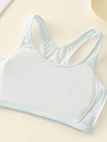 3pcs Girls' Breathable Mesh Vest Crop Tops - Multicolor - View 8