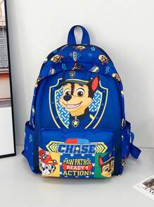 Paw Patrol Schoolbag For Kindergarten Children, 3-4-6 Years Old Backpack, Boy Paw Patrol Cartoon Bag, Lightweight And Large-Capacity Backpack, School Supplies, School Backpack, School Bag, Backpack For School, Back To School Backpack, School Bookbag, Back To School Bags, Waterproof, Portable, Classic Casual, Cute, Boys And Men, Perfect For Back To School, First Day Of School, Elementary School, Preppy Backpack For School