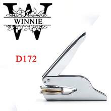 Custom Your Wedding Embosser, Napkin Embosser, Envelope And Invitation Embosser, Personalized Embosser Stamp, Custom Embosser Stamp, Personalized Wedding Embosser, Initials Embosser, Paper Embosser, Monogram Embosser Personalized Initials Embosser Stamp, Monogram Embosser - Silver - View 31