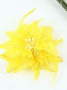 1. 女士头饰帽，花园茶会帽，复古肯塔基帽，多件套 2. 德比婚礼花卉鸡尾酒面纱羽毛发夹 3. 万圣节圣诞派对爪形发夹，发爪，发卡，学习用品 - 彩色 - 查看 16