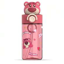Sanrio 1pc Sanrio Kuromi Water Bottle Water Cup, 500ml Straw Cup,For Outdoor, Camping,Easy To Carry,Holiday Gifts, Birthday Gifts, Party Gifts,Cute Student High Bounce Straw Cup,High Aesthetic Water Cup