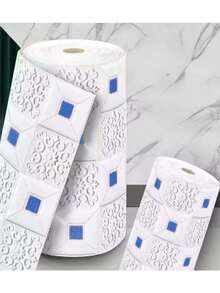 3D Wall Sticker Stereo Ceiling Panel Roof Decor Foam Wallpaper Self-Adhesive Waterproof Decoration IY 3D Ceiling Foam Wall Stickers, Self-Adhesive Waterproof And Moldproof Room Home Living Room Stickers, Bathroom Kitchen Bedroom Decoration - Multicolor - View 27