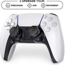 KontrolFreek：适用于 PlayStation 4 (P4) 和 PlayStation 5 (P5) 的现代战争 III 高性能摇杆 | 1 个高耸型，1 个中耸型 | 黑色/透明
