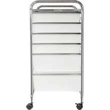 Honey-Can-Do Rolling Storage Cart And Organizer With 12 Plastic Drawers - default - View 5