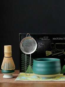 3pcs/1pc Stainless Steel Fine Mesh Tea Strainer With Handle - Japanese Style Matcha Powder Sifter Back To School - Silver - View 3