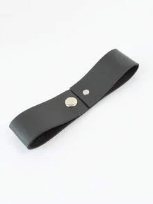 1PC Medieval Viking Waist Ring Belt, Vintage PU Leather Costume Belt, Party Decoration Photography Props, Stage Performance Accessories Cosplay Halloween - A - View 2