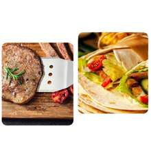 1/2 Pezzi Spatole da cucina piccole in acciaio inossidabile, da usare per cuocere brownies, biscotti, lasagne, servire torte, spatole da cucina e da servire pancake, utensili da cucina per ristoranti