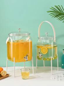 1 pièce Seau d'eau froide avec robinet, distributeur de boissons, sans support, seau pour thé aux fruits, jus, punch, grande capacité