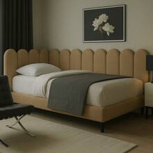 Modular Headboard Kit For Upholstered Box Bed Cloud Plate 20x45cm - 米色 - 查看 2