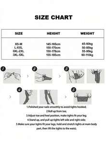 1 件女士加大码闪亮连裤袜，高弹透明紧身袜，防勾丝，性感俱乐部纯色紧身裤，适合所有季节 - 灰色 - 查看 3