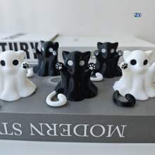 1pc Modern Synthetic 3D Printed Ghost Key Holder - Halloween Ghost Pendant, Powered Without Electricity, Holiday Gift