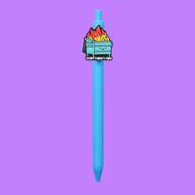 9 Flame Series Ballpoint Pens, Featuring A Variety Of Pen Body Colors, Are Highly Creative, Three-Dimensional And Cute. Cute Stationery, Perfect For Office Work And Study, Can Also Be Given As A Back-To-School Gift