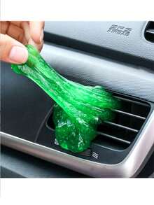 Car Cleaning Gel, Interior Maintenance And Cleaning Product, Convenient Corner Dust Removal, Universal Type Suitable For All Vehicles, Daily Use, Reusable Stick-On Dust Removal - Multicolor - View 4