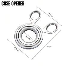 1 个鸡蛋盖，双杯开蛋器，蛋壳切割器，精确去除工具，适用于生软硬煮鸡蛋，304 不锈钢，不变色，耐高温 [完美蛋壳切割] - 彩色 - 查看 11