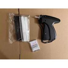 1 Set Micro Label Gun, Upgraded Fine Needle Gun, Cardless Mini Needle Gun, Quick Cloth Repair Sewing Tool Kit, Includes 5 Needles, 500 Black & 500 White 5mm Mini Fasteners - Multicolor - View 15