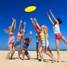 10个装，可折叠飞盘或风扇，折叠口袋飞盘套装，可折叠飞行沙滩派对礼品，适合夏季户外活动，飞行风扇，适合生日派对、万圣节和圣诞节。 - 彩色 - 查看 5