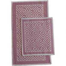 2 Pieces Kilim Rug Set 60x100 Cm + 50x60 Cm | Soft & Lightweight Woven Fabric | Non-Slip Backing, Machine Washable | Ideal For Living Room, Kitchen, Hallway, Bedroom | Made In Turkey - Blue - View 3