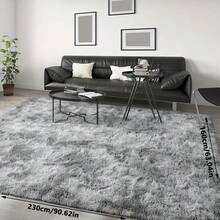 1 件圆形毛绒柔软蓬松地毯 - 现代简约涤纶室内地毯，编织针织，适用于客厅、卧室、游戏室、宿舍、沙发、青少年房间装饰、书房和娱乐区 - 易于清洁，营造舒适氛围 - 淺灰色 - 查看 32