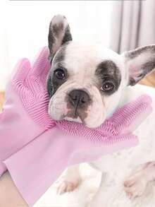 Pet Bath Gloves Universal For Cats And Dogs Scratch-Proof Deep Cleaning Hair Removal Tool Effectively Massage Pets Delicate Bubbles Wet And Dry Also Suitable For Kitchen/Car Wash, Daily Home Cleaning Two Colors To Buy - Multicolor - View 3