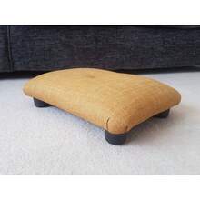 ASAP Desk Low Footstool 10 Cm 4" Footrest With Plastic Feet And Button - Small Footstool Handmade Footrest Gift For Dad Mum Office/ USA Free - N - Black - View 6