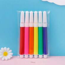 Juego de 25 piezas/Set de cuaderno para practicar caligrafía con 6 bolígrafos de colores, libro para colorear DIY para mejorar las habilidades de escritura y expresión de los niños, desarrollar la construcción de oraciones y la percepción del color, gran regalo para volver a la escuela, el Día de los Niños y festividades