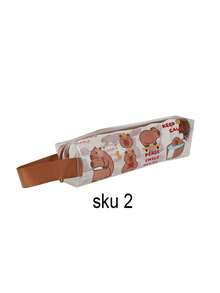 1 Cute Animal Pattern Transparent Stationery Bag, Portable Learning Stationery Large-Capacity Storage Bag, Fashion Stationery Gifts, Exquisite Gifts For Classmates - Multicolor - View 16