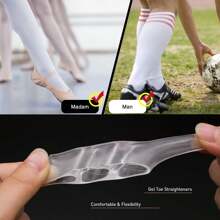 2/4pcs Transparent Silicone Gel Toe Protectors, Comfortable Wrap To Protect Foot Toe