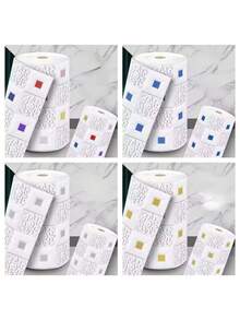 3D Wall Sticker Stereo Ceiling Panel Roof Decor Foam Wallpaper Self-Adhesive Waterproof Decoration IY 3D Ceiling Foam Wall Stickers, Self-Adhesive Waterproof And Moldproof Room Home Living Room Stickers, Bathroom Kitchen Bedroom Decoration - Multicolor - View 3