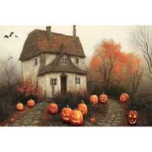 1pc Wall Arts Posters Optional Frame Nordic Autumn Farmhouse Landscape Poster Prints For Living Room Home Decor Abstract Rustic Scenery Canvas Painting Wall Art Vintage - Multicolor - View 61