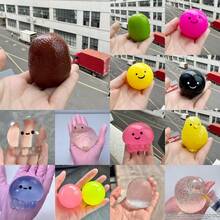 1/2/4个自制挤压泡泡玩具，超粘慢回弹减压球，挤压玩具，指尖玩具，Taba可爱玩具，夏季降温玩具，派对礼品，减压玩具，礼盒填充物，生日礼物（不含） - 水母 - 查看 13