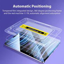 For IPad Advanced Screen Protector Upgraded Tempered Glass IPad Air 4/5/6/Pro11 13 9.7inch 10.2Full Cover Easy Installation Automatic Dust Removal Kit