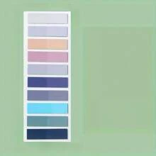400pcs/200pcs Morandi Color Index Labels, Transparent Sticky Flags, Various Pastel And Vintage Colors, Rectangular Colored Index Cards, Suitable For Office, Study And Gift Wrapping, Organization And Storage