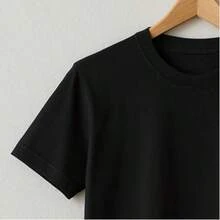 Kit 2 Basic T-Shirts Streetwear Shirt Slim Men's T-Shirt Promotion Cotton Various Colors - 黑色/勃根地酒紅色 - 查看 5