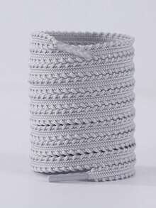 Athletic Shoelace Replacement String, Black & White Wheat Design Suitable For Men & Women - Multicolor - View 5