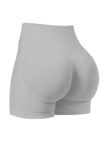 High-Waisted Seamless Yoga Shorts For Women - Stretchy, Hip-Lifting, Activewear For Running, Fitness & Outdoor Activities, Fitness Apparel | Sleek Appearance | Stretchy Fabric